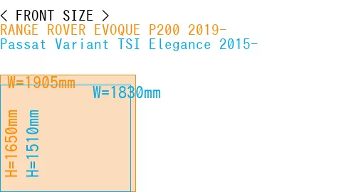 #RANGE ROVER EVOQUE P200 2019- + Passat Variant TSI Elegance 2015-